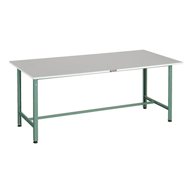 トラスコ TRUSCO 軽量作業台 基本タイプ グリーン 1800×900×740mm RAE2-1809 161-1322 (商品コード：160889)