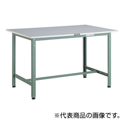 トラスコ TRUSCO 軽量作業台 基本タイプ グリーン 900×600×740mm RAE-0960 238-5449 (商品コード：160899)