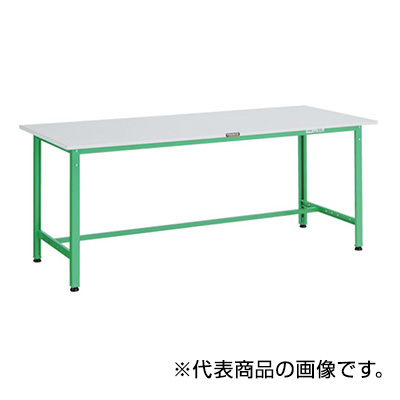 トラスコ TRUSCO 軽量作業台 基本タイプ ヤンググリーン 1800×900×740mm RAE-1809 YG 467-2216