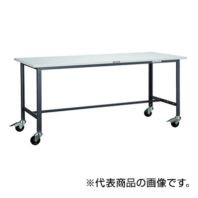 トラスコ TRUSCO 軽量作業台 φ100mmキャスター付 グリーン 900×600×847mm RAE-0960C100 770-2396