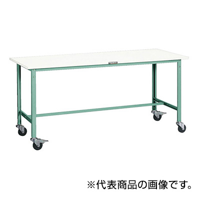 トラスコ TRUSCO 軽量作業台 φ100mmキャスター付 ホワイト 900×600×847mm RAE-0960C100 W 770-2400