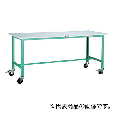トラスコ TRUSCO 軽量作業台 φ100mmキャスター付 ダークグレー 1800×900×847mm RAE-1809C100 DG 454-5699