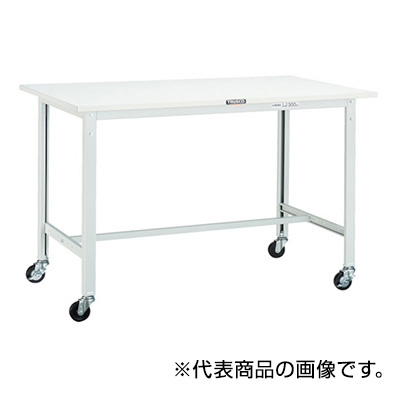 トラスコ TRUSCO 軽量作業台 φ75mmキャスター付 グリーン 900×600×809mm SAE-0960C75 770-2981