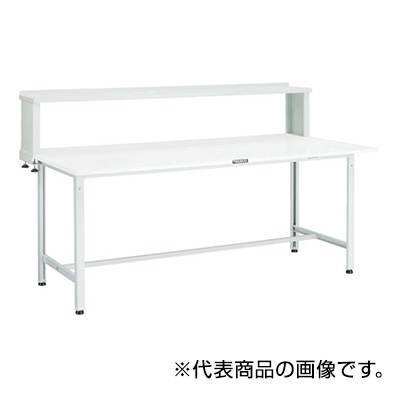 トラスコ TRUSCO 軽量作業台 上棚付 ヤンググリーン 900×600×1044mm AE-0960YURB YG 770-1462 (商品コード：161176)