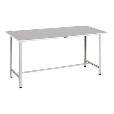 トラスコ TRUSCO 軽量立ち作業台 基本タイプ ホワイト 1800×900×900mm HRAE2-1809 W 161-1288