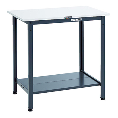 トラスコ TRUSCO 軽量立ち作業台 下棚2枚入り ダークグレー 900×600×900mm HRAE-0960LT2 DG 868-8682