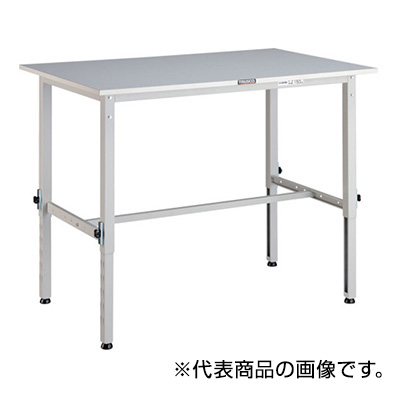 トラスコ TRUSCO 高さ調節式作業台 基本タイプ ホワイト 900×600×650～950mm RAEM-0960 W 467-2291