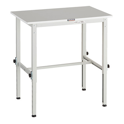 トラスコ TRUSCO 高さ調節式作業台 基本タイプ ホワイト 900×600×650～950mm RAEM2-0960 W 161-1330