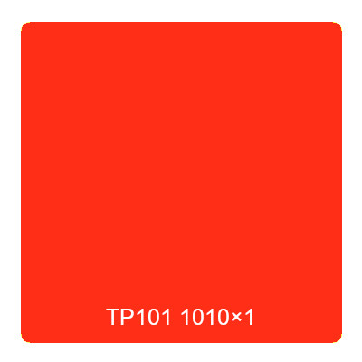 タックペイント 一般タイプ TP101 ピュアレッド 1000mm×切売 (商品コード：003463)