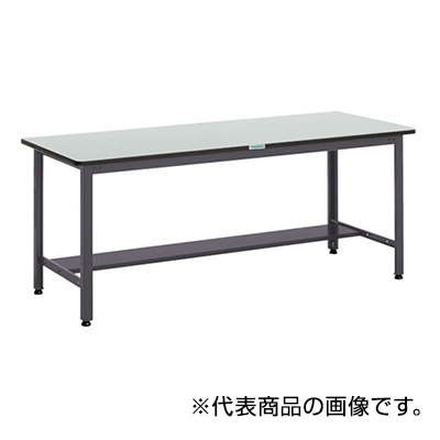 トラスコ TRUSCO 中量作業台 基本タイプ ダークグレー 180×900×740mm AEWR-1890 241-5623