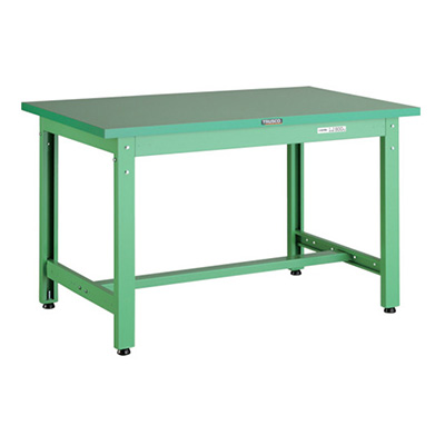 トラスコ TRUSCO 中量作業台 基本タイプ ヤンググリーン 900×600×740mm GWP-0960 YG 466-8642