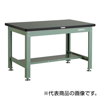 トラスコ TRUSCO 中量作業台 基本タイプ グリーン 900×750×740mm RDW-900 240-5377