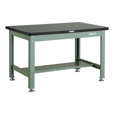 トラスコ TRUSCO 中量作業台 基本タイプ グリーン 1200×750×740mm RDW-1200 240-5415