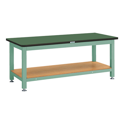 トラスコ TRUSCO 重量作業台 基本タイプ グリーン 1800×900×740mm RTW-1809 240-6781