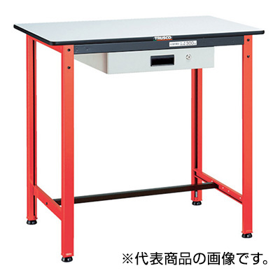 トラスコ TRUSCO 軽量作業台「TFAE型」 引出し付 1200×600×900mm TFAE-1260UDK1 770-3554