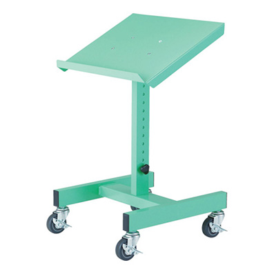 トラスコ TRUSCO ワークサポートスタンド キャスター付 ヤンググリーン 500×400mm WS-1C-YG 414-5721 (商品コード：162076)