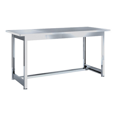 トラスコ TRUSCO オールステンレス作業台 H型枠タイプ 1500×600×740mm TWB-1560SUS 459-3383 (商品コード：162162)