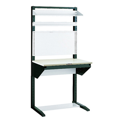 トラスコ TRUSCO ライン作業台 900×687.5×1885mm ULRT-900B 285-1334 (商品コード：162274)