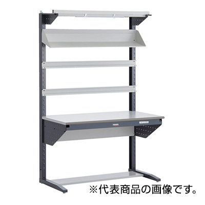 トラスコ TRUSCO ライン作業台 照明付タイプ 1200×687.5×1920mm ULRT-1200HA 246-3951 (商品コード：162279)