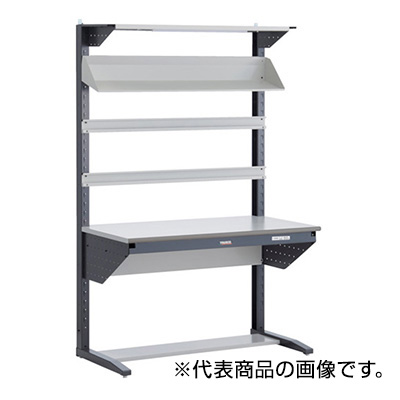 トラスコ TRUSCO ライン作業台 照明付タイプ 900×687.5×1885mm ULRT-900EA 246-3943 (商品コード：162280)