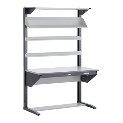 トラスコ TRUSCO ライン作業台 照明付タイプ 1200×687.5×1885mm ULRT-1200EA 246-3944 (商品コード：162281)