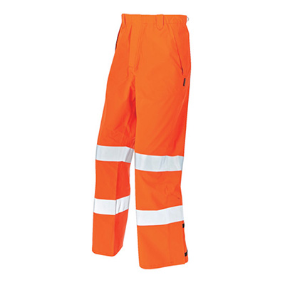 トラスコ TRUSCO ゴアテックス高視認制電レインスーツ パンツ 蛍光オレンジ Sサイズ GXHP-S-OR 161-1811 (商品コード：162392)