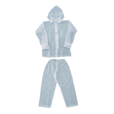 トラスコ TRUSCO レインスーツ クリア Mサイズ TRW90M 440-9710 (商品コード：162485)