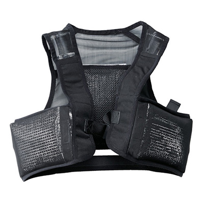 トラスコ TRUSCO アイシングベスト ブラック LLサイズ TICEV-LL-BK 354-2768 (商品コード：162504)