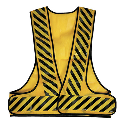 トラスコ TRUSCO トラ柄メッシュ安全ベスト トラ/イエロー BKYV-Y 368-1312 (商品コード：162598)