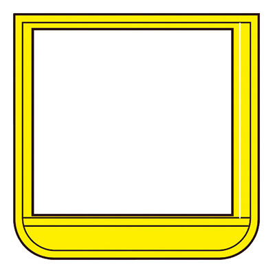 トラスコ TRUSCO ポケット腕章 黄 T368-13 768-3715 (商品コード：162653)