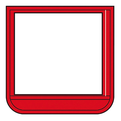 トラスコ TRUSCO ポケット腕章 赤 T368-15 768-3731 (商品コード：162655)