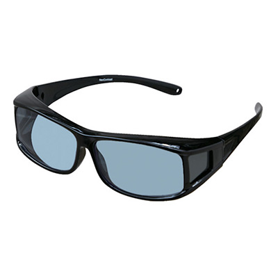 トラスコ TRUSCO イエローライト・ブルーライトカットオーバーグラス YBLCG-BK 256-8389 (商品コード：162791)