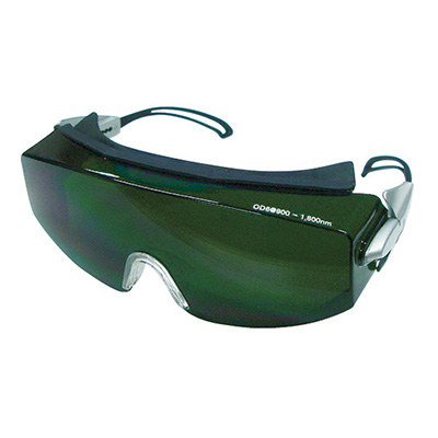 トラスコ TRUSCO レーザー用一眼型保護メガネ YAG・ファイバー用 グリーンレンズ TLSG-YGD 837-1290 (商品コード：162793)