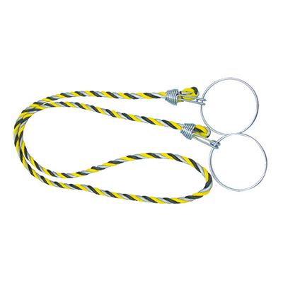 トラスコ TRUSCO コーン用ロープ 反射式 黄/黒 TCC-31 360-0181 (商品コード：162928)