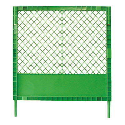 トラスコ TRUSCO 工事用プラスチックフェンス グリーン CF1000-GN 207-2739 (商品コード：163032)