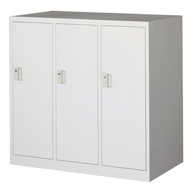 トラスコ TRUSCO 小型ロッカー ホワイト MLK3-W 454-0859 (商品コード：163157)