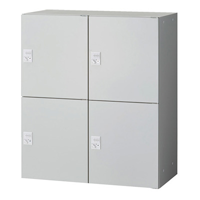 トラスコ TRUSCO ユニット型壁面書庫 パーソナルロッカー ULW-11-D 160-6460 (商品コード：163189)