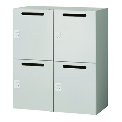 トラスコ TRUSCO ユニット型壁面書庫投入口付 パーソナルロッカー ULPW-11-D 160-6459 (商品コード：163190)