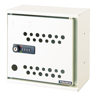 トラスコ TRUSCO 卓上預かりBOX ダイヤル錠式 ホワイト TAB-1 116-2946
