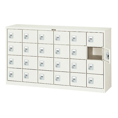 トラスコ TRUSCO シューズケース ダイヤル錠式 ネオグレー SC-24K 520-9030 (商品コード：163227)