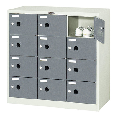 トラスコ TRUSCO シューズケース ネオグレー SC-12P 520-9188 (商品コード：163244)