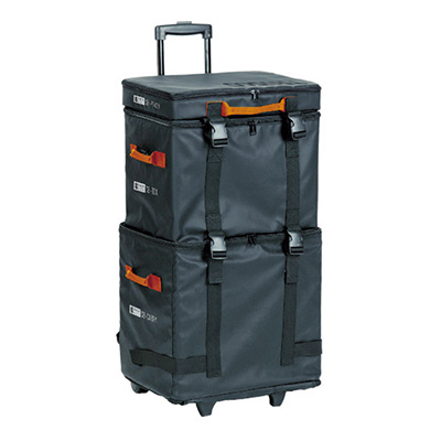 トラスコ TRUSCO プロ用段積みバッグ STACK BLOCK 2段タイプ ブラック SB-2SET 116-4235