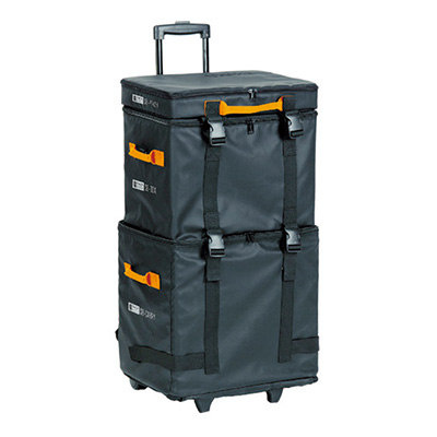 トラスコ TRUSCO プロ用段積みバッグ STACK BLOCK 3段タイプ ブラック SB-3SET 116-4234