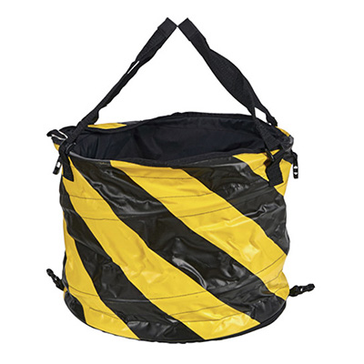 トラスコ TRUSCO トラ柄ジャンピングバケツ 丸型 黄/黒 TRJB-M 380-3998 (商品コード：163546)