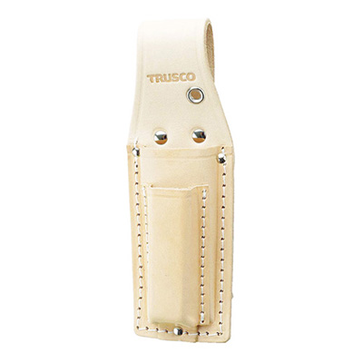 トラスコ TRUSCO 革製ツールホルダー ペンチ、カッター2段 TKNSW-200 856-3566 (商品コード：163575)