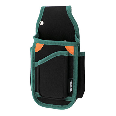 トラスコ TRUSCO ツールケース 2段腰袋 ブラック TRS-25 287-2005 (商品コード：163630)