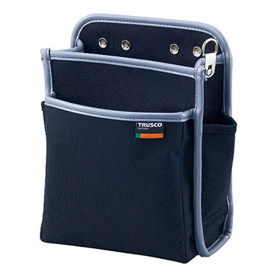 トラスコ TRUSCO ツールケース タフレックス 2段腰袋 ブラック TCA-14 330-4833 (商品コード：163656)