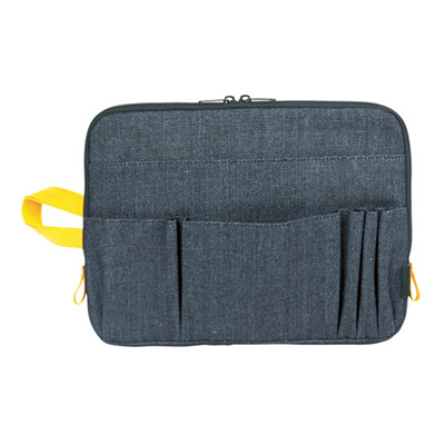 トラスコ TRUSCO デニムキャリングケース PC・タブレット用 ブラック TDC-P201 769-0053 (商品コード：163687)