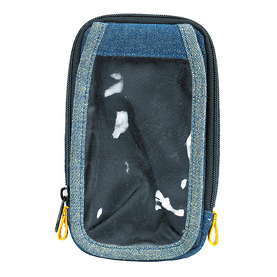 トラスコ TRUSCO デニムスマホケース 可動式タッチフィルム付 ブルー TDC-S201 769-0096 (商品コード：163699)