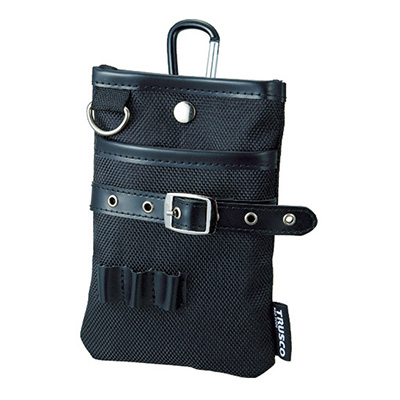トラスコ TRUSCO コンパクトツールケース シザーポケット ブラック TCTC1509-BK 363-8596 (商品コード：163704)